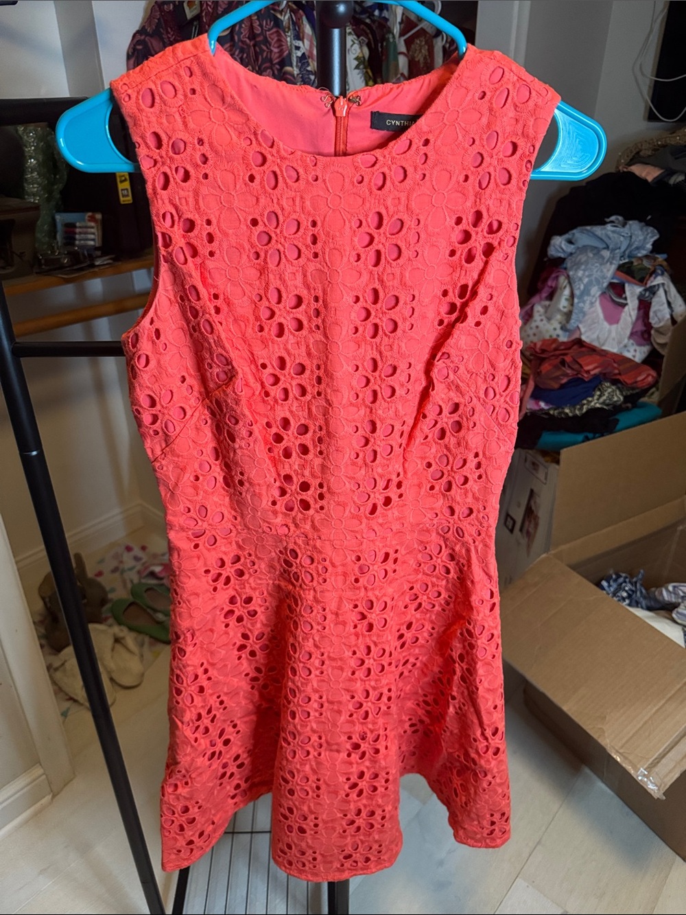 Cynthia Steffe Eyelet Mini Dress